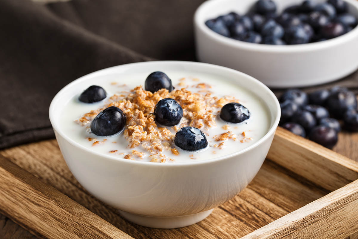 Stockfoto - Cereals with bueberries