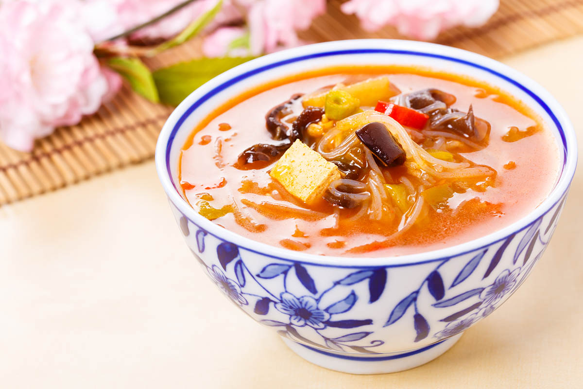 Stockfoto - Chinese hot and sour soup