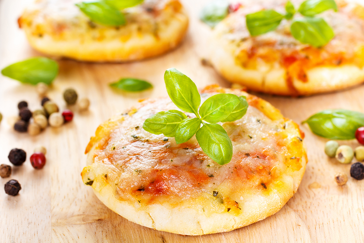 Stockfoto - Mini pizzas