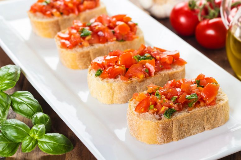 Bruschetta with tomatoes